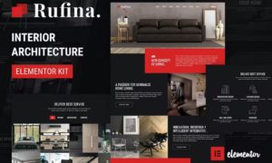 Rufina – Interior Architecture Elementor Template Kit