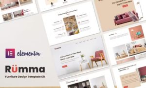 Rumma – Furniture Interior Elementor Template Kit