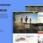 Runclub – Running Club, Marathon & Sports Elementor Template Kit