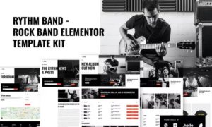 Rythm – Rock Band Elementor Template Kit