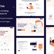 SaasTek – SaaS & Technology Elementor Template Kit