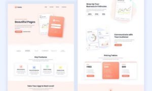 SaaSy – SaaS & App Landing Page Template Kit