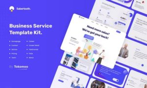 Sabertooth | Business Startup Elementor Template Kit