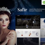 Safir – Jewelry Store WooCommerce Elementor Template Kit