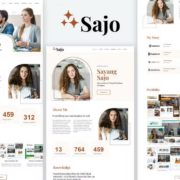 Sajo – Personal Portfolio Elementor Template Kit