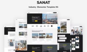 Sanat – Industry Elementor Template Kit