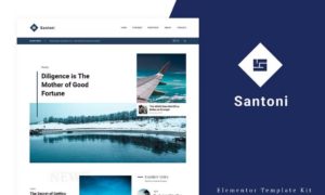 Santoni – Blog & Magazine Elementor Template Kit