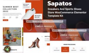 Sapatos – Sneakers & Sports Shoes Store WooCommerce Elementor Template Kit