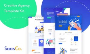 SassCo – App Landing & Startup Elementor Template Kit