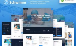 Schwimm – Swimming School & Course Elementor Template Kit