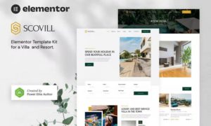 Scovill – Luxury Villa & Resort Elementor Template Kit