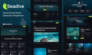 Seadive – Scuba Diving Centre Elementor Template Kit