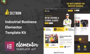 Sectron – Industrial Business Elementor Template Kit