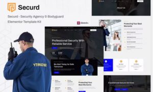 Securd – Security Agency & Bodyguard Elementor Template Kit