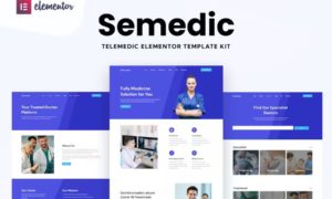 Semedic – Doctor Telehealth Elementor Template Kit