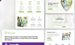 SenCare – Elderly Care Elementor Template Kit