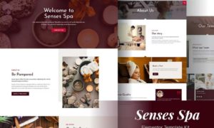 Senses – Beauty Spa Salon Elementor Template Kit