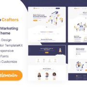 SEOCrafters – Marketing Agency Elementor Template Kit