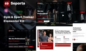 Seporta – Gym & Fitness Elementor Template Kit