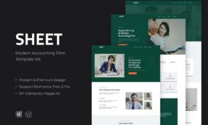 Sheet – Modern Accounting Firm Template Kit