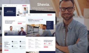 Shevia – Software Developer & IT Solutions Service Template Kit