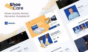 Shoecare – Shoe Laundry Service Elementor Template Kit