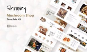 Shroomy – Mushroom Shop Elementor Template Kit