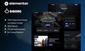 Siborg – Robotics & Technology Elementor Template Kit