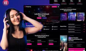 Singsong – Karaoke Rooms & Dj Clubbing Elementor Template Kit