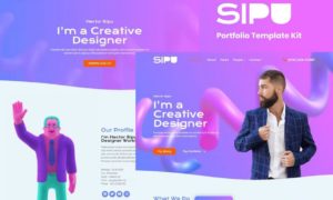 Sipu – Creative Portfolio Elementor Template Kit