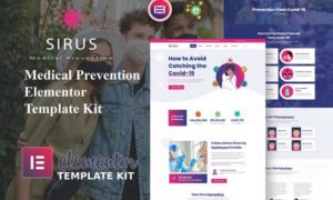 Sirus – Medical Prevention Elementor Template Kit