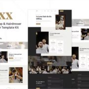Sixx – Barbershop & Hairdresser Elementor Template Kit