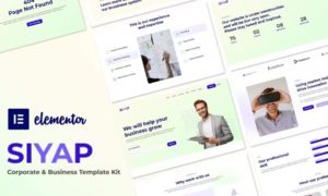 Siyap – Corporate & Business Elementor Template Kit