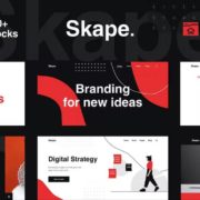 Skape – Creative Digital Agency Business Elementor Template Kit