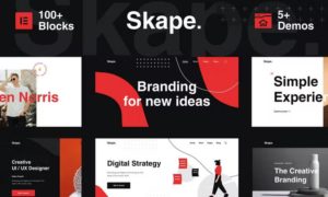 Skape – Creative Digital Agency Business Elementor Template Kit