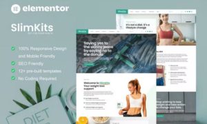 Slimkits – Weight Loss & Diet Program Elementor Template Kit