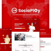 Socioplay – Social Media Marketing Elementor Template Kit