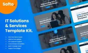 Softo IT Solutions & Business Elementor Template Kit