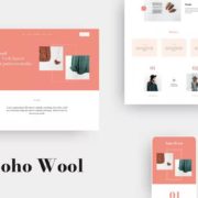 SohoWool – Handmade Craft Patterns Elementor Template Kit