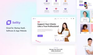 Solity – SaaS & Startup Elementor Template Kit