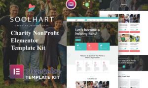 SoolHart – Charity NonProfit Elementor Template Kit