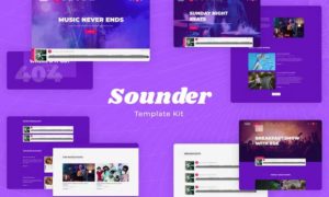 Sounder | Internet Radio & Streaming Elementor Template Kit