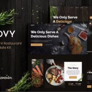 Sovy – Restaurant Elementor Template Kit
