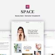 Space – Beauty Salon Elementor Template Kit