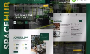 Spacehub – Coworking & Creative Space Elementor Template Kit