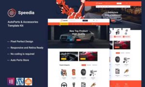 Speedia – AutoParts & Accessories Elementor Template Kit