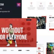 Sportstar – Fitness & Gym Elementor Template Kit