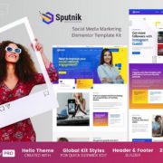 Sputnik – Social Media Marketing Elementor Template Kit