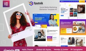 Sputnik – Social Media Marketing Elementor Template Kit