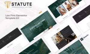 Statute – Law Firm & Attorney Elementor Template Kit